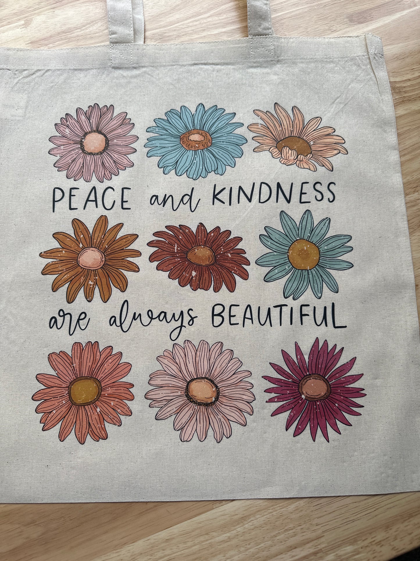 Peace and Kindness Tote