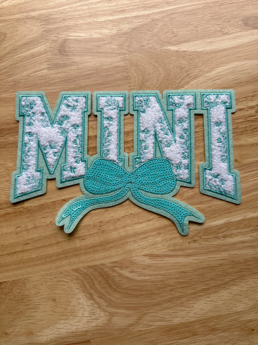 Mini Light Teal Floral
