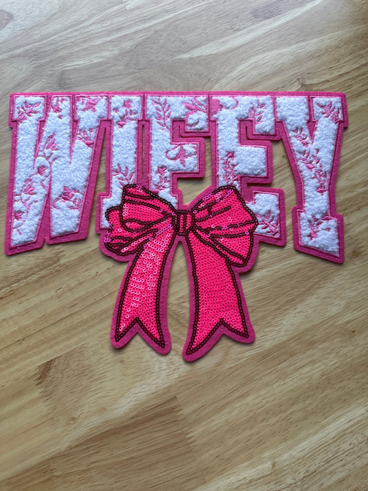 Wifey Neon Pink Floral