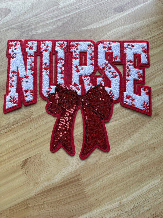 Nurse Red Floral