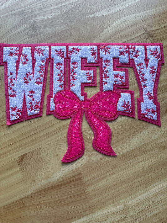 Wifey Hot Pink Floral