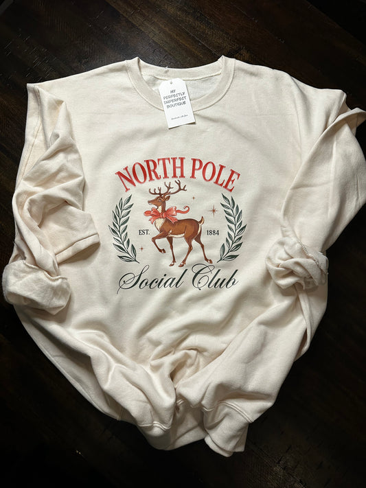 North Pole Social Club Crewneck