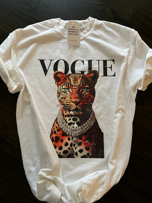 Vogue Leopard T